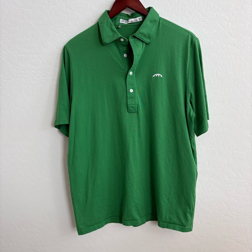 Criquet Classic Green Polo Shirt Men’s Size Large